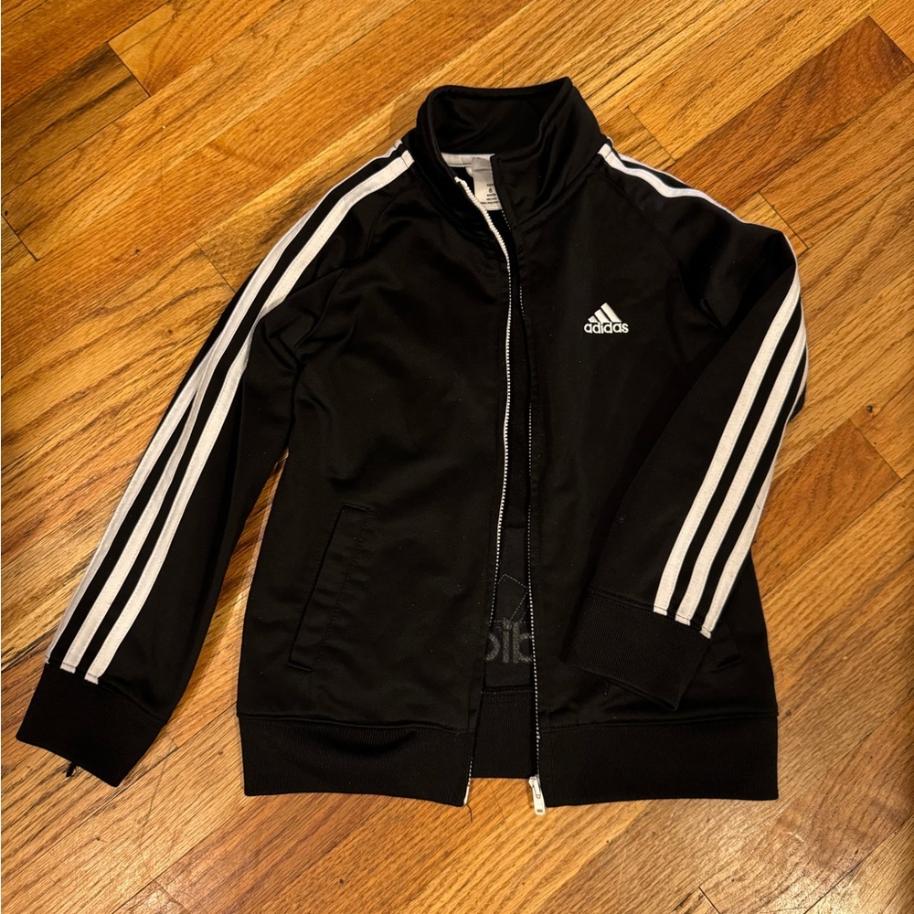 Adidas Kids Black Track Jacket